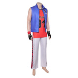Street Fighter Terry Bogard Blue Outfit Cosplay Costume Outfits Halloween Carnival Suit