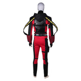 Suicide Squad: Kill the Justice League Deadshot Red Outfit Cosplay Costume