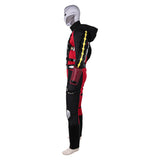 Suicide Squad: Kill the Justice League Deadshot Red Outfit Cosplay Costume