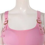 Takako Uro Women Pink Outfit Cosplay Costume Outfit Halloween Carnival Suit