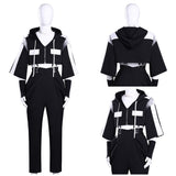 Tamon‘s B-Side Natsuki Ishibashi Black Suit Cosplay Costume Outfits Halloween Carnival Suit