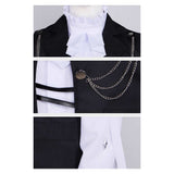 Tamon‘s B-Side Ouri Sakaguchi Black Outfit Cosplay Costume Outfit Halloween Carnival Suit