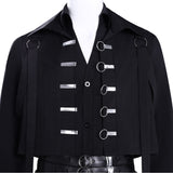 Tamon‘s B-Side Tamon Fukuhara Black Suit Cosplay Costume Outfit Halloween Carnival Suit