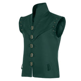 Tangled Flynn Rider Green Vest Cosplay Costume Outfit Halloween Carnival Suit