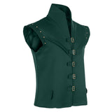 Tangled Flynn Rider Green Vest Cosplay Costume Outfit Halloween Carnival Suit