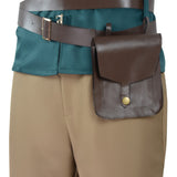 Tangled Flynn Rider Green Vest Outfit Cosplay Costume Outfits Halloween Carnival Suit