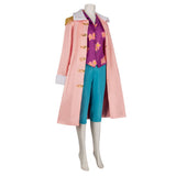Tashigi Women Pink Cloak Outfit Cosplay Costume Outfit Halloween Carnival Suit