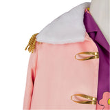 Tashigi Women Pink Cloak Outfit Cosplay Costume Outfit Halloween Carnival Suit