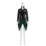 Tauriel Women Green Outfit Cosplay Costume Outfit Halloween Carnival Suit
