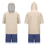 Team Galaxy Will Grey Short Sleeved Hoodie Outfit Cosplay Costume Outfits Halloween Carnival Suit