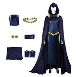 Teen Titans Rachel Roth Women Outfit Cosplay Costume Outfit Halloween Carnival Suit