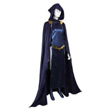 Teen Titans Rachel Roth Women Outfit Cosplay Costume Outfit Halloween Carnival Suit