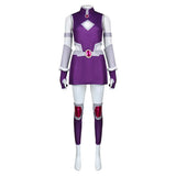 Teen Titans Starfire Women Purple Outfit Cosplay Costume Outfit Halloween Carnival Suit