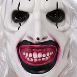 Terrifier 3 (2024) Art the Clown Cosplay Mask With Santa Face Halloween Carnival Costume Accessories