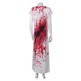 Terrifier 3 (2024) Terrifier 3 (2024) Women Bloodstained Robe Cosplay Costume Outfits Halloween Carnival Suit