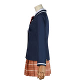 The Angel Next Door Spoils Me Rotten Shiina Mahiru Women Blue Uniform Cosplay Costume Outfit Halloween Carnival Suit
