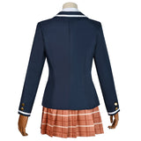 The Angel Next Door Spoils Me Rotten Shiina Mahiru Women Blue Uniform Cosplay Costume Outfit Halloween Carnival Suit