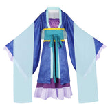 The Apothecary Diaries Lihua Women Blue Dress Cosplay Costume Outfits Halloween Carnival Suit