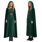 The Avengers Latverian Witch Women Green Rope Cosplay Costume Outfit Halloween Carnival Suit