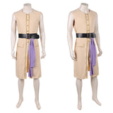 The Backrooms Clark White Sleeveless Pirate Outfit Cosplay Costume Outfit Halloween Carnival Suit