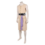 The Backrooms Clark White Sleeveless Pirate Outfit Cosplay Costume Outfit Halloween Carnival Suit