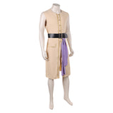 The Backrooms Clark White Sleeveless Pirate Outfit Cosplay Costume Outfit Halloween Carnival Suit