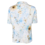 The Backrooms Mary Women White Printed Shirt Cosplay Costume Outfit Halloween Carnival Suit