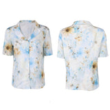 The Backrooms Mary Women White Printed Shirt Cosplay Costume Outfit Halloween Carnival Suit
