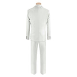 The Bad Guys 2 Mr. Wolf White Suit Cosplay Costume Outfits Halloween Carnival Suit