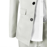 The Bad Guys 2 Mr. Wolf White Suit Cosplay Costume Outfits Halloween Carnival Suit