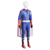 THE BOYS Homelander Kids Children Blue Jumpsuit Cosplay Costume Outfit Halloween Carnival Suit