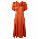 The Bride of Frankenstein The Bride Kids Children Orange Dress Cosplay Costume Outfit Halloween Carnival Suit