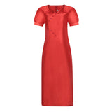 The Bride of Frankenstein The Bride Women Red Dress Cosplay Costume Outfit Halloween Carnival Suit