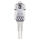 The Cranberries Dolores O'riordan Women White Outfit Cosplay Costume Outfits Halloween Carnival Suit