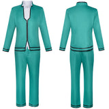 The Disastrous Life of Saiki K Saiki Kusuo Green Outfit Cosplay Costume Outfit Halloween Carnival Suit