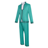 The Disastrous Life of Saiki K Saiki Kusuo Green Outfit Cosplay Costume Outfit Halloween Carnival Suit