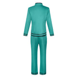 The Disastrous Life of Saiki K Saiki Kusuo Green Outfit Cosplay Costume Outfit Halloween Carnival Suit