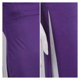 The Emperor‘s New Groove Yzma Women Purple Dress Cosplay Costume Outfit Halloween Carnival Suit