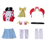 The Exiled Heavy Knight Knows How to Game the System Luce Lou Women Red Outfit Cosplay Costume Outfit Halloween Carnival Suit