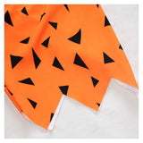 The Flintstones Fred Flintstone Kids Children Orange Outfit Cosplay Costume Outfits Halloween Carnival Suit