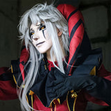 The Freak Circus Pierrot Outfit Cosplay Costume Outfit Halloween Carnival Suit