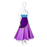 The Hunchback of Notre Dame Esmeralda Women Purple Dress Cosplay Costume Outfit Halloween Carnival Suit