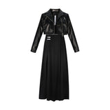 The Hundred Line Shizuhara Hiruko Black Outfit Women Dress Cosplay Costume Outfits Halloween Carnival Suit
