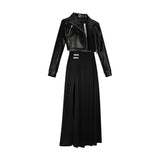 The Hundred Line Shizuhara Hiruko Black Outfit Women Dress Cosplay Costume Outfits Halloween Carnival Suit