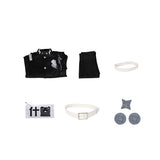 The Hundred Line: Last Defense Academy (2025) Omokage Yugamu Black Outfit Cosplay Costume