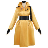 The Hunger Games Drusilla Women Yellow Outfit Cosplay Costume Outfit Halloween Carnival Suit