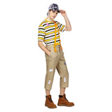 The Kid from Number Eight El Chavo Yellow Outfit Cosplay Costume Outfit Halloween Carnival Suit