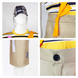 The Kid from Number Eight El Chavo Yellow Outfit Cosplay Costume Outfit Halloween Carnival Suit