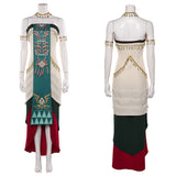 The Legend of Zelda Sonia Green Dress Outfit Cosplay Costume Outfits Halloween Carnival Suit