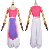 The Legend of Zelda: Echoes of Wisdom 2024 Princess Zelda Women Pink Set Outfits Cosplay Costume